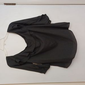 INC black off-the-shoulder women's top, size L